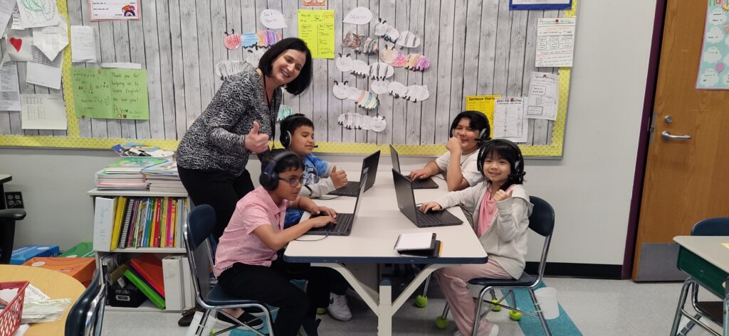 EL class at the McGlynn Elementary School