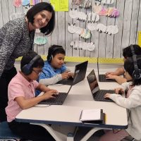 EL class at the McGlynn Elementary School